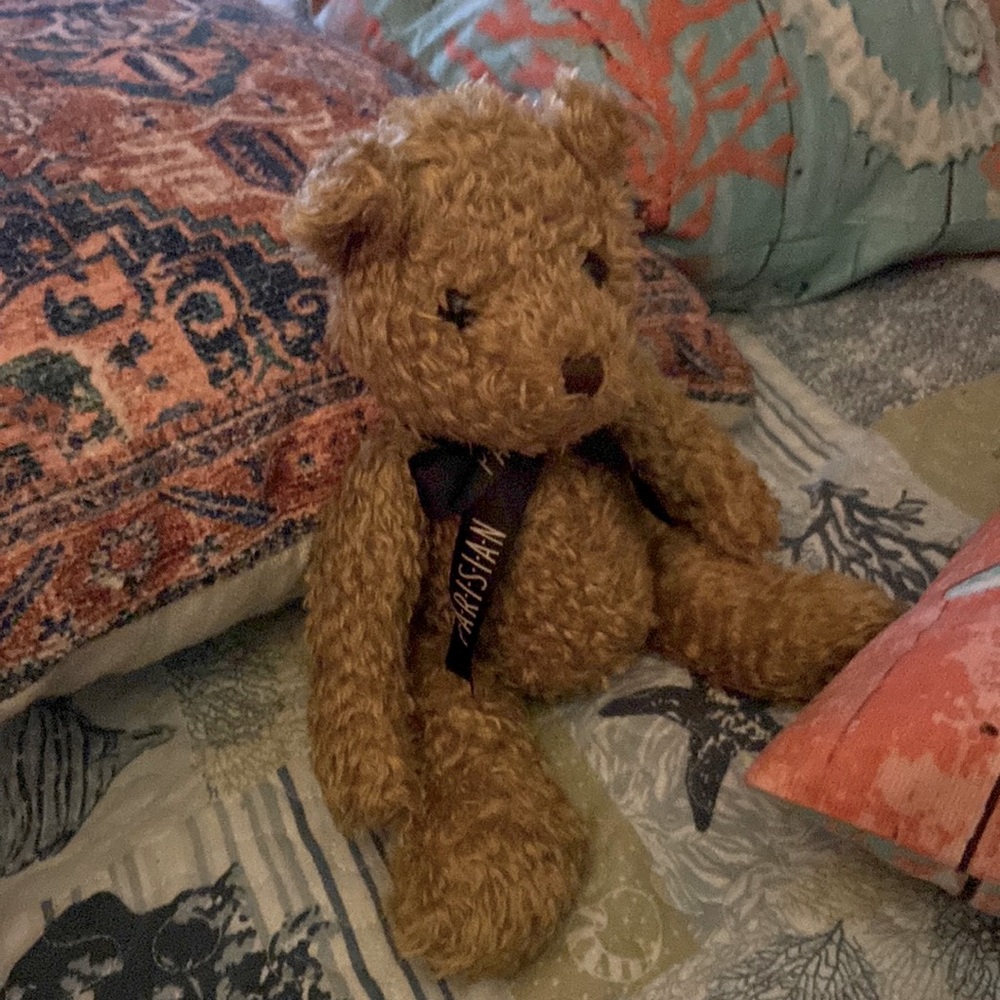 Saks Department Store Teddy Bear with Parisian Bow Plush